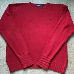 Men's Polo by Ralph Lauren Cotton Crew Neck Sweater  Size M